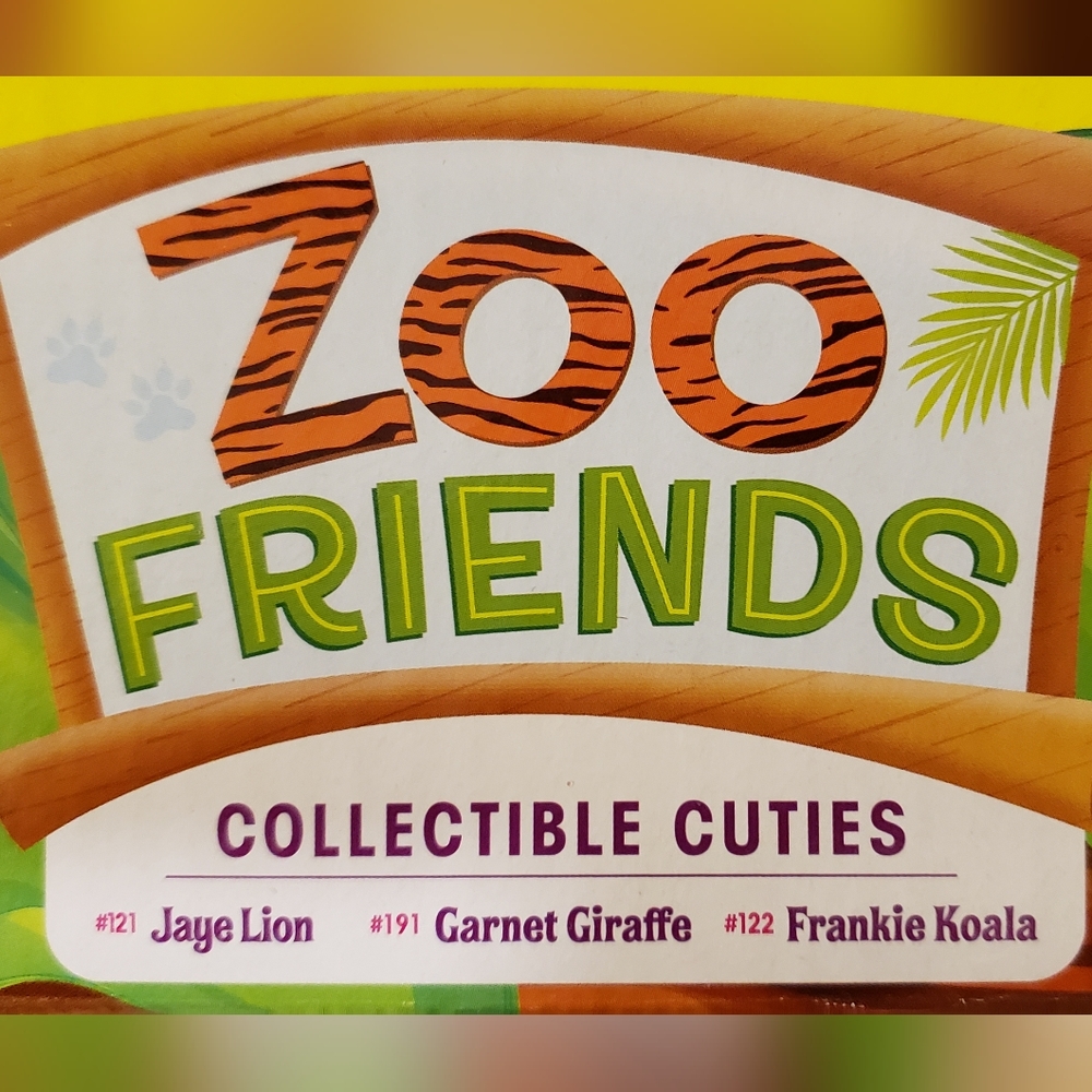 NEW! 3 Cabbage Patch Kids Collectible Cuties Zoo Friends: Lion, Giraffe & Koala - Picture 6 of 7